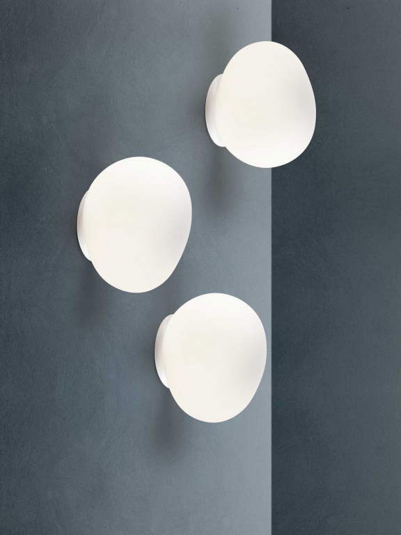 Foscarini Gregg Media plafond- en wandlamp wit