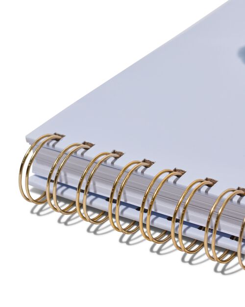 carnet à croquis avec spirale pages vierges 25.4x18.6 gris