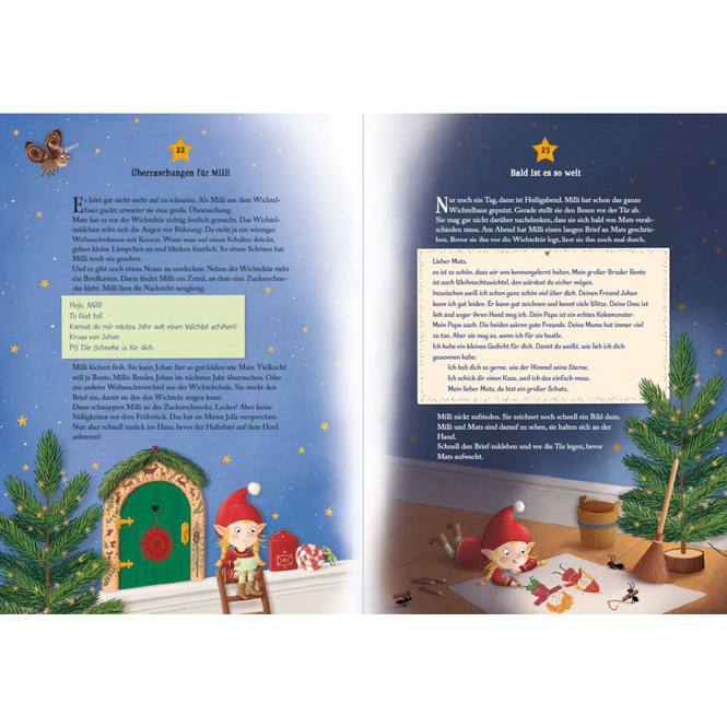 Adventskalender Buch - Wichtelzauber zum Weihnachtsfest