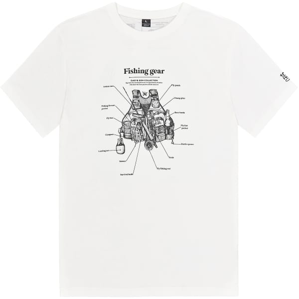 T-shirt PICTURE D&S GEAR TEE NATURAL WHITE