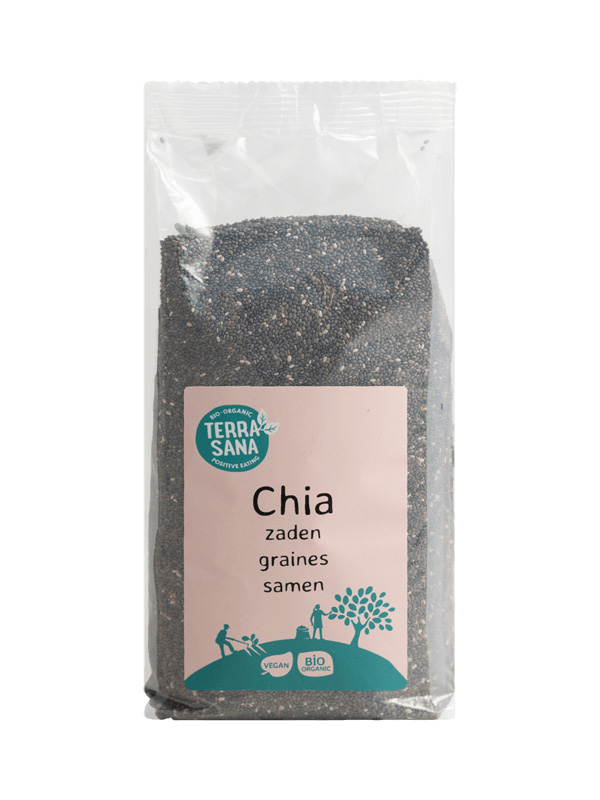 Terrasana Raw Chia Zaad Zwart Bio (600 gr)