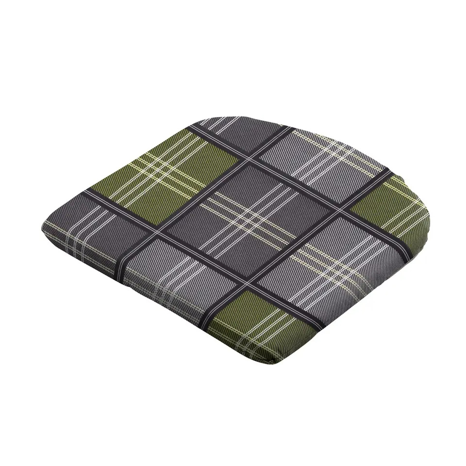 Madison - Zitkussen Patchy olive - Ca. 46x48 cm - Set van 4