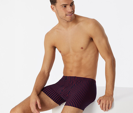 SCHIESSER Shorts mit Bio-Baumwolle, rot