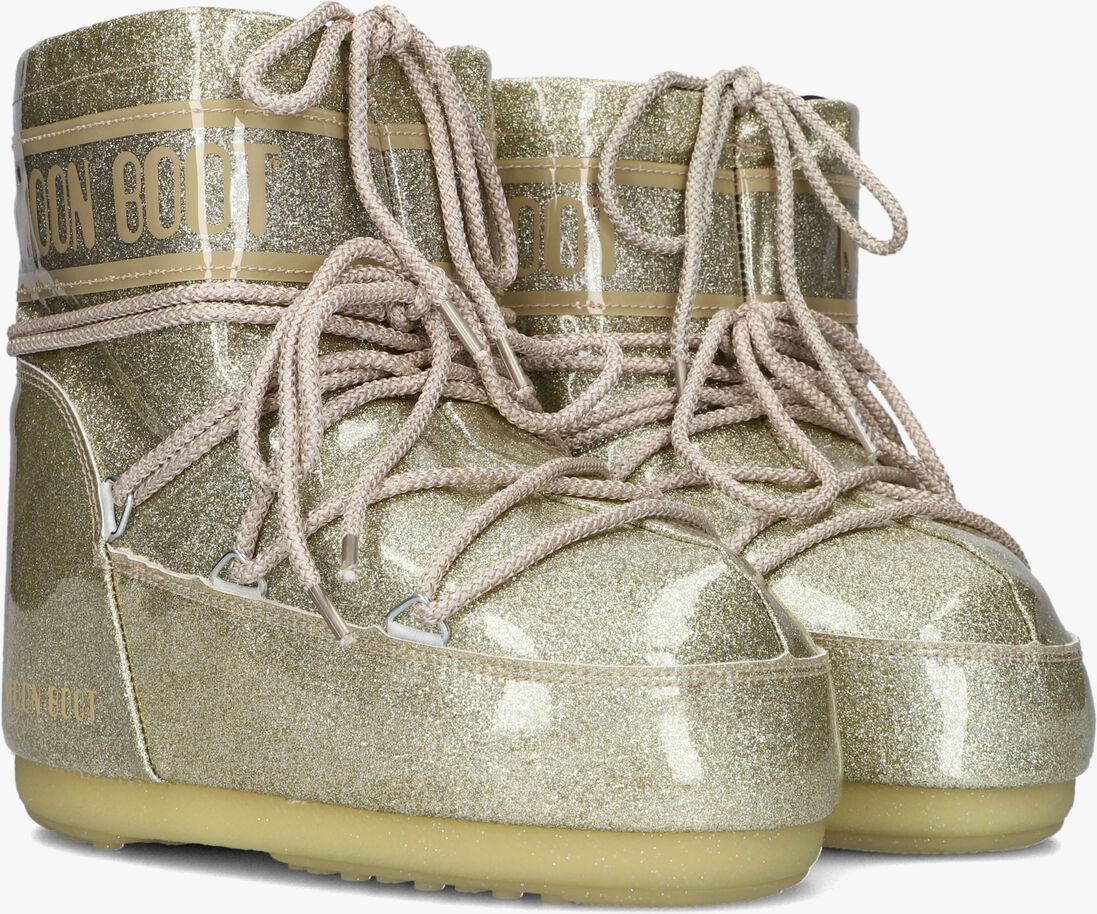 MOON BOOT gouden moon boot  icon low glitter