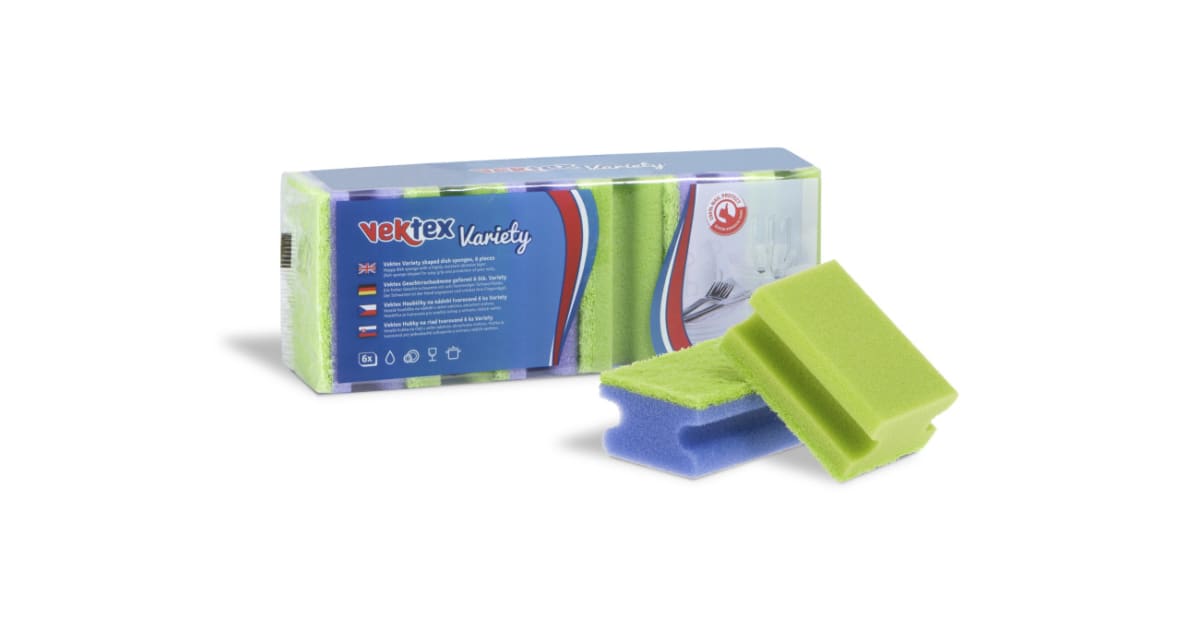 Vektex Geschirrspülschwamm 6er-Packung