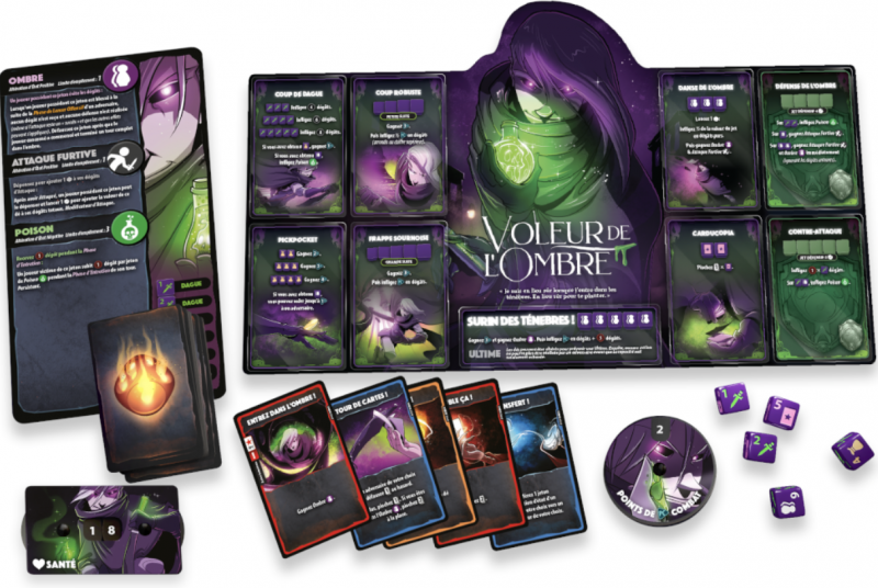 Dice Throne S1 : Pyromancienne Vs Voleur de l'Ombre