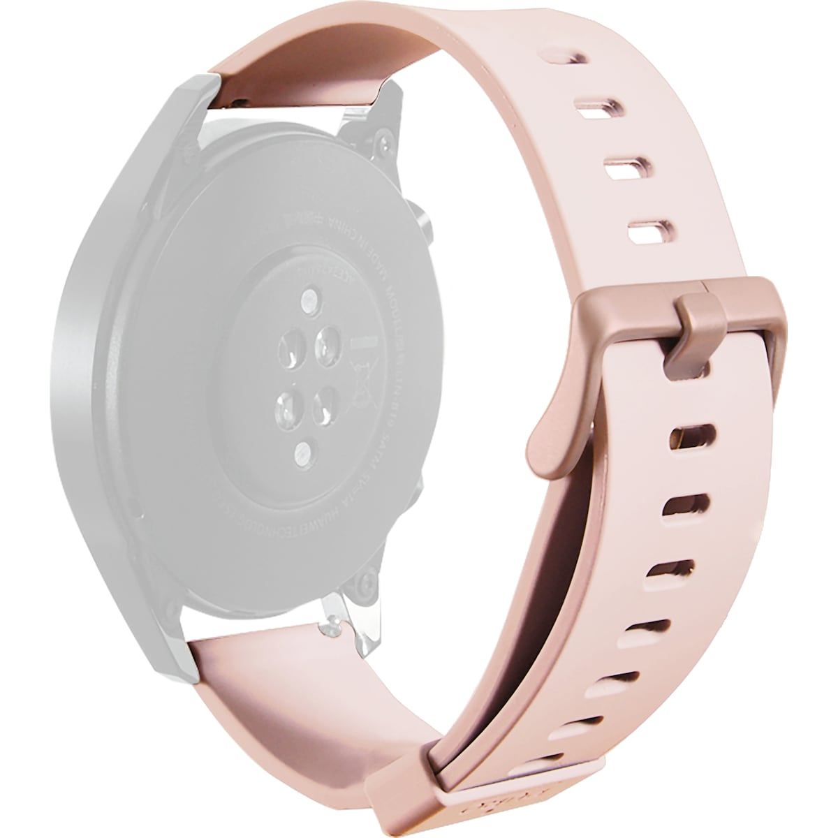 Puro Universal klokkereim i silikon 22 mm (rose)
