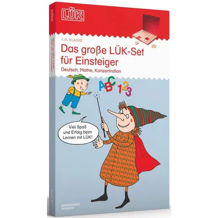 Westermann Das große LÜK-Set für Einsteiger: Deutsch, Mathe, Konzentration für Klasse 1 und 2