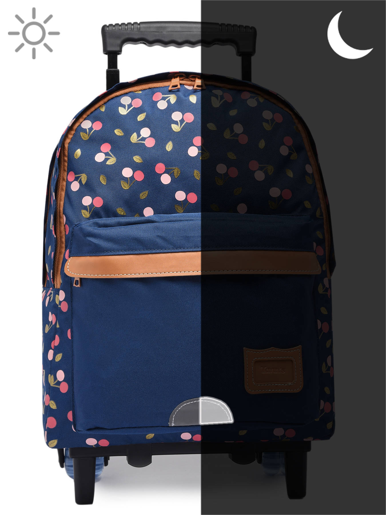 Sac a dos  roulettes 2 compartiments TANN'S