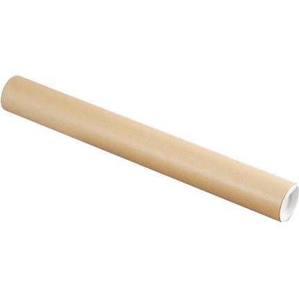 Tube rond en carton Ø 60 mm x L 50 cm