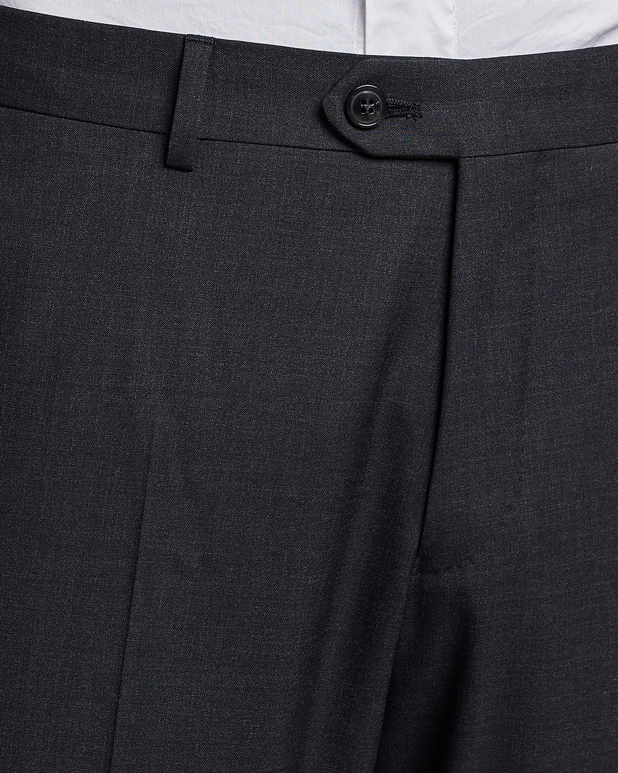 Oscar Jacobson Diego Wool Trousers Grey