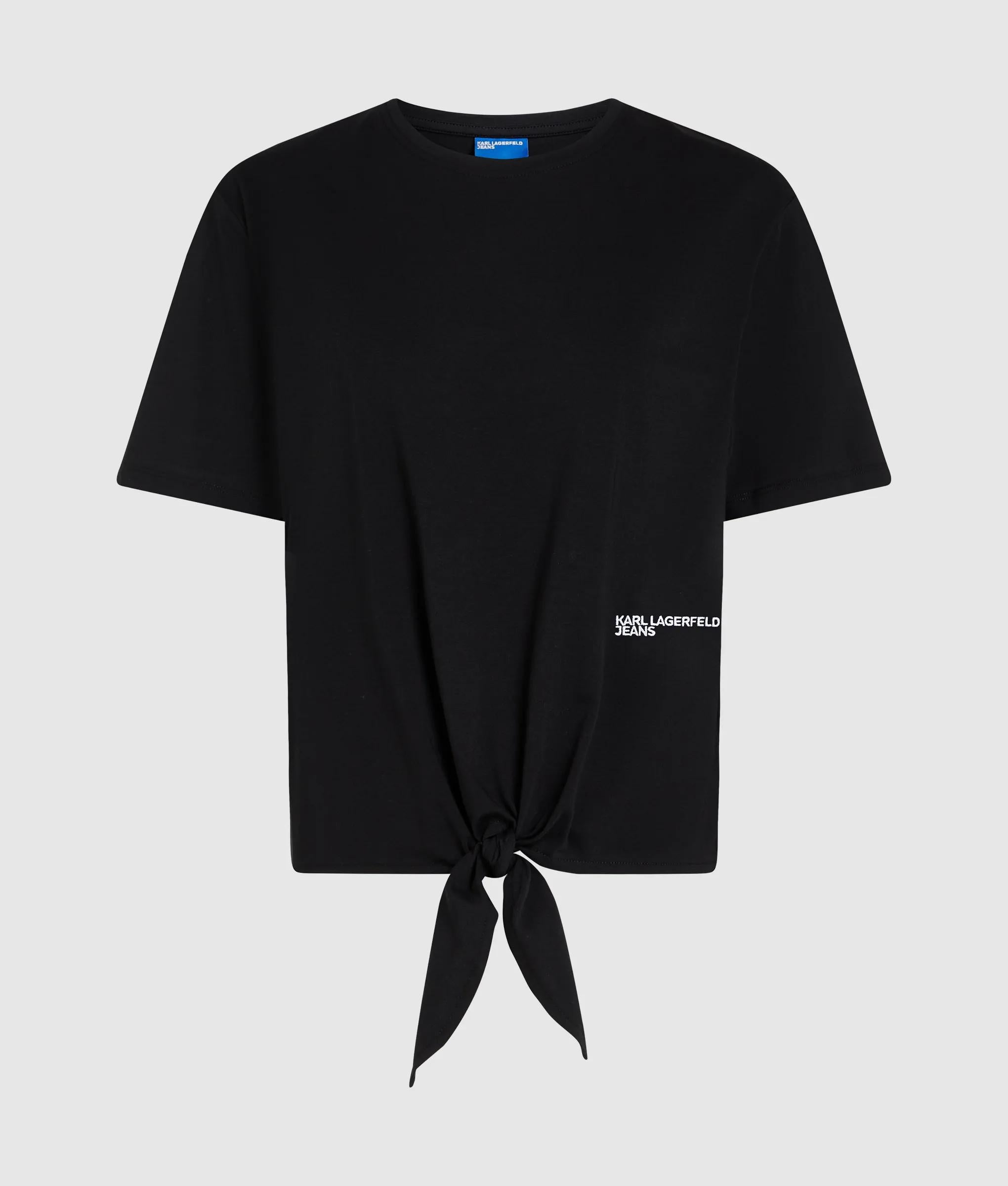 T-shirt met normale pasvorm en strikdetail