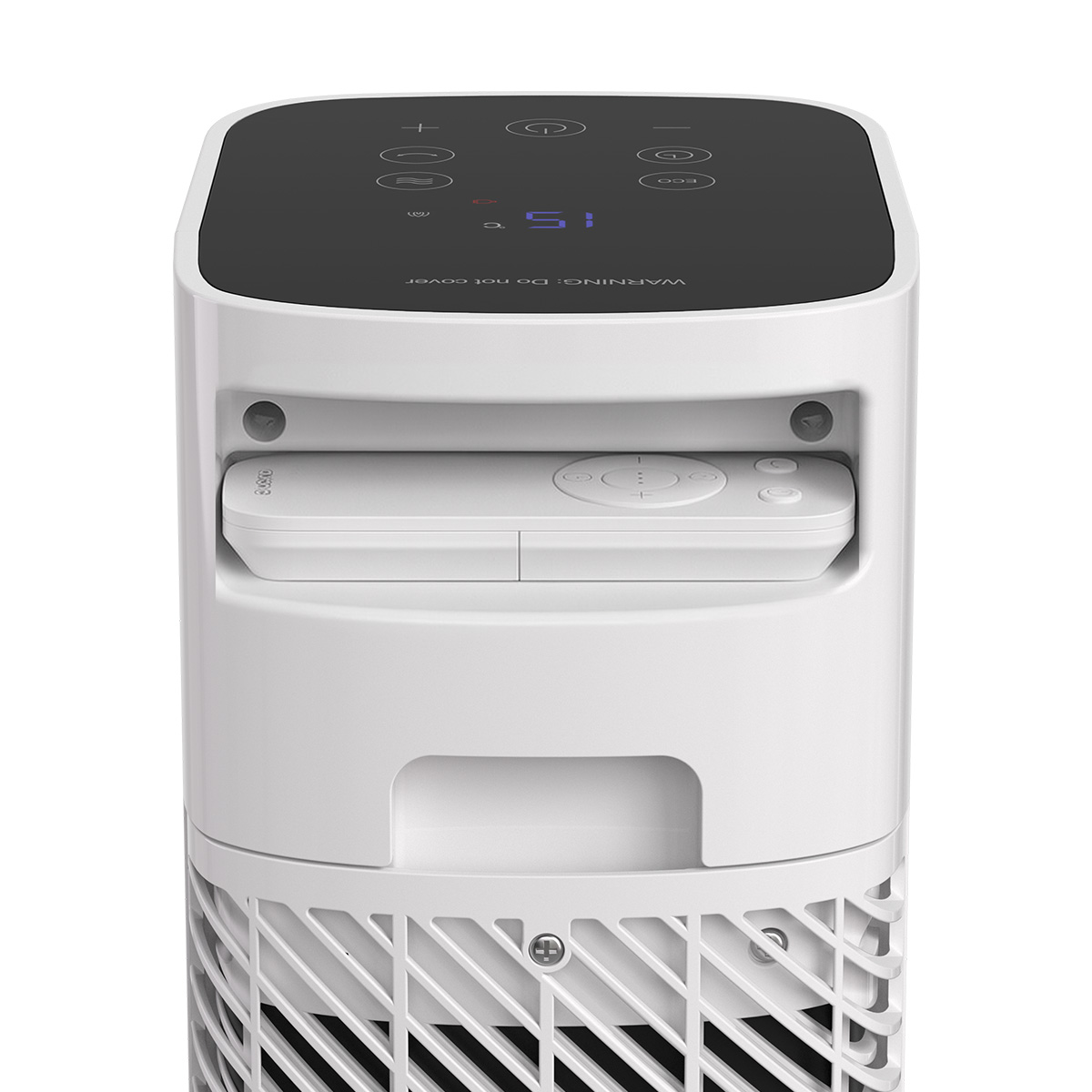 Auronic 2200 watt elektrische Toren kachel - White