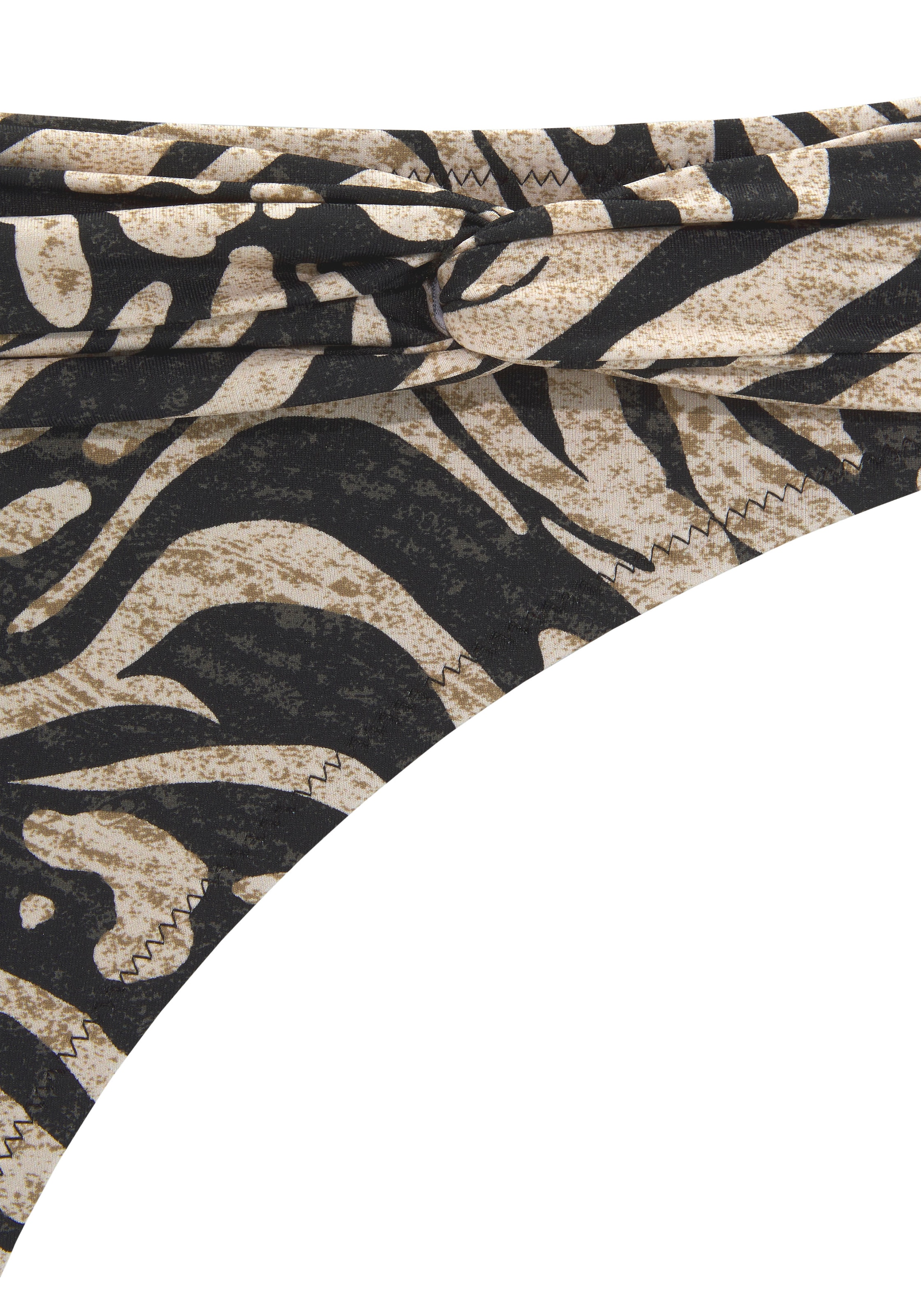 Bruno Banani Bügel-Bandeau-Bikini , in trendigem Animalprint