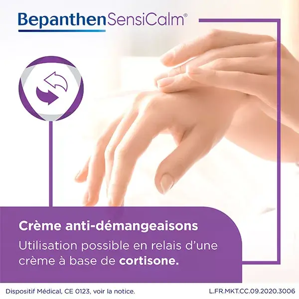 BepanthenSensicalm Crème Anti-Démangeaisons Eczéma 20g