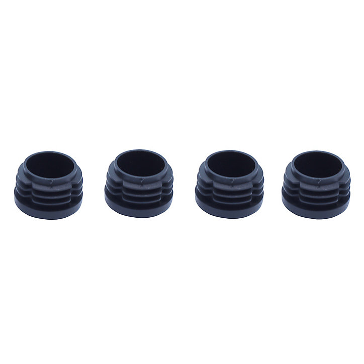 Embout en plastique Diall 20/21 mm x 4, noir