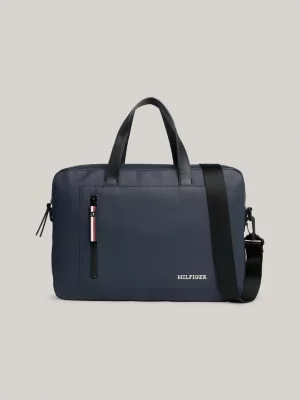 Bolsa para laptop Hilfiger Monotype Slim Pique