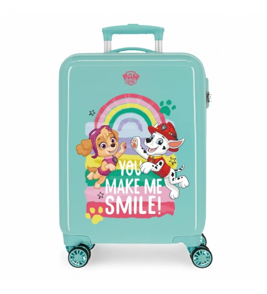 Mala de cabine rígida Joumma Bags Be Happy, turquesa - 38x55x20cm -