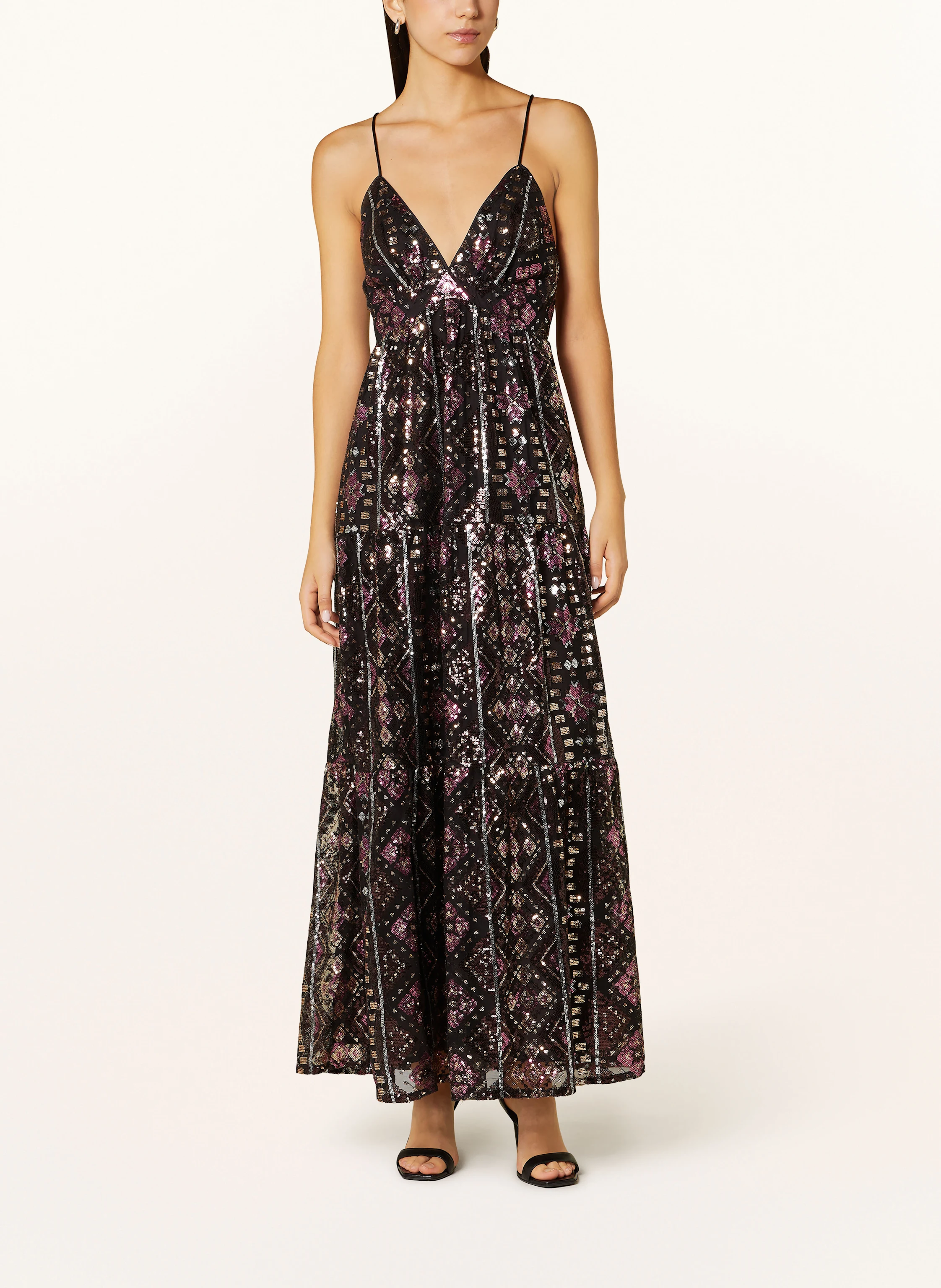 ba&sh Kleid PENELOPE mit Pailletten