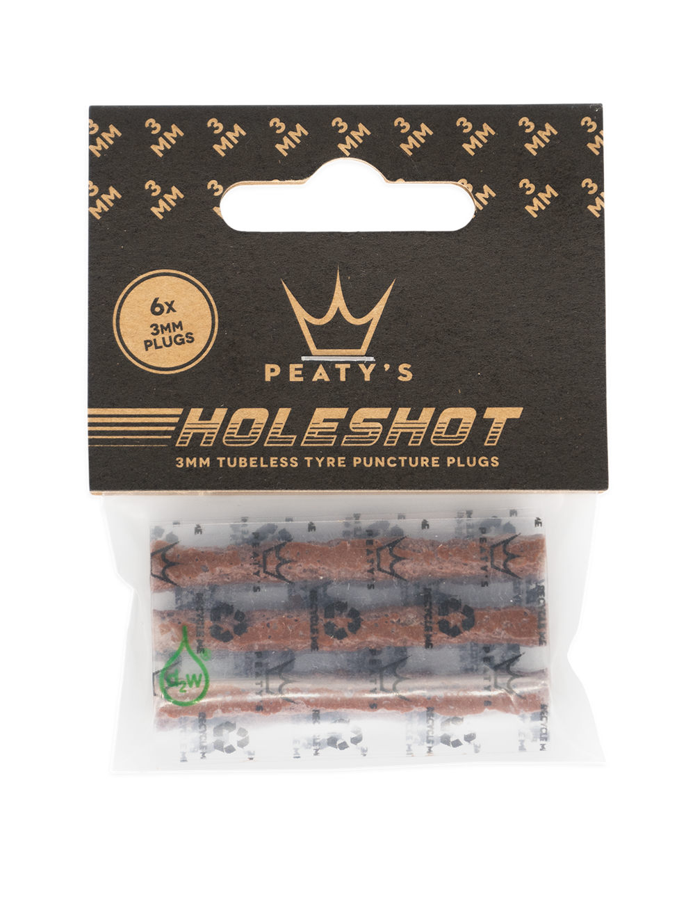Peatys Holeshot Tubeless Plugger Refill Pakke 6x3mm