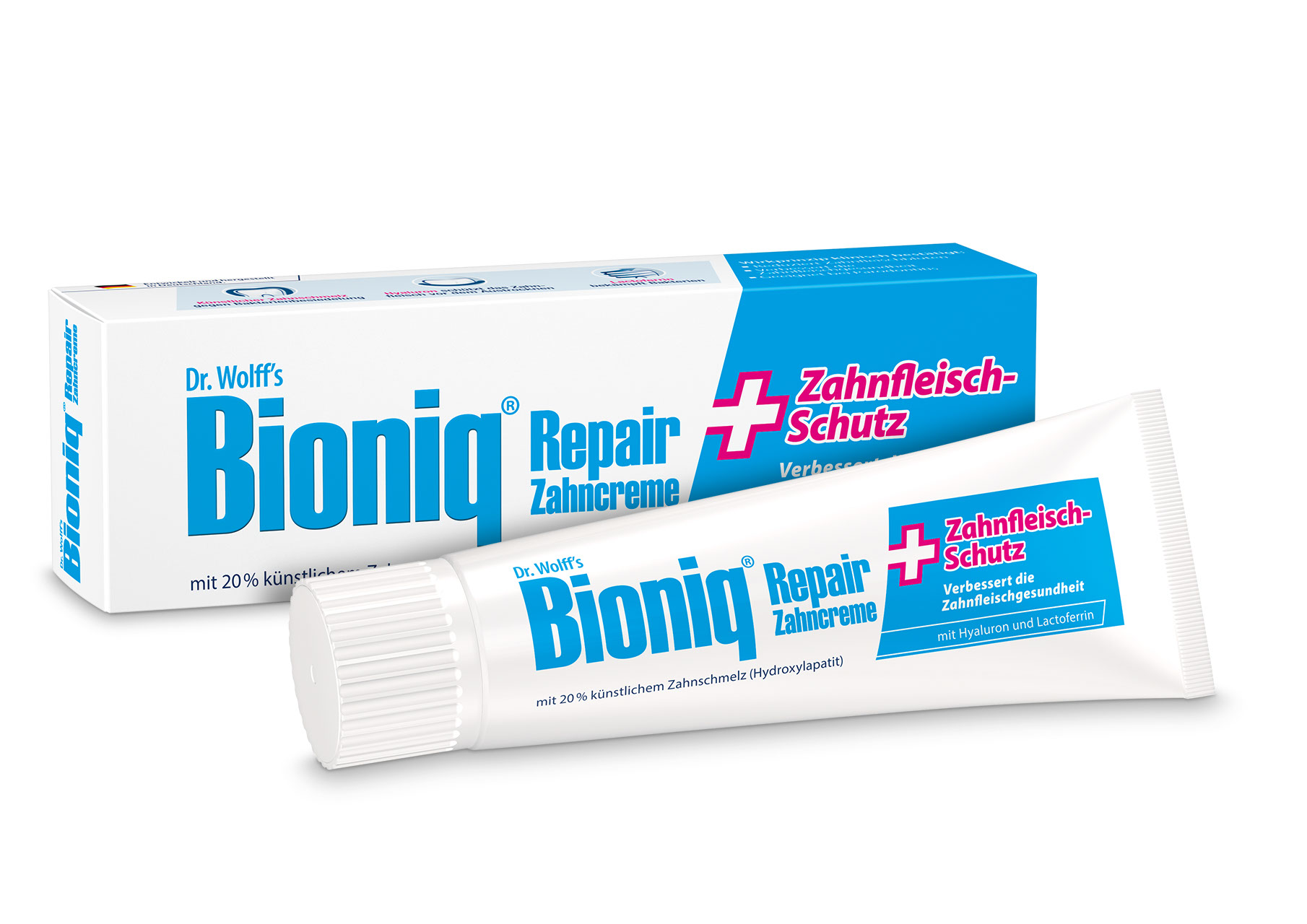 BIONIQ Repair Zahncreme<br>75 ml, Tube, Creme, Zahnfleisch Schutz