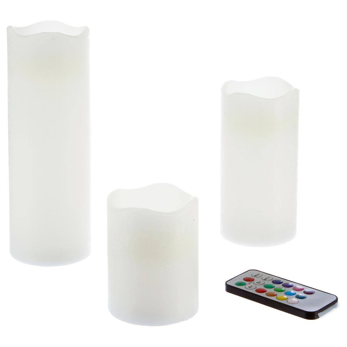 COFFRET 3 BOUGIE LED AVEC TELECOMMANDE
