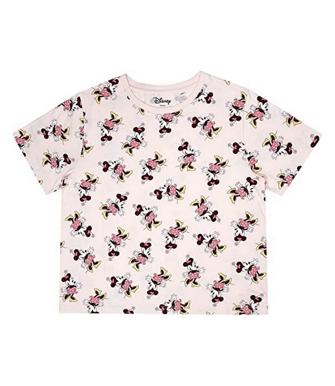 Disney - Ensemble de pyjama long JAZZ - Femme (Blanc cassé / Rose / Jaune) - UTTV820