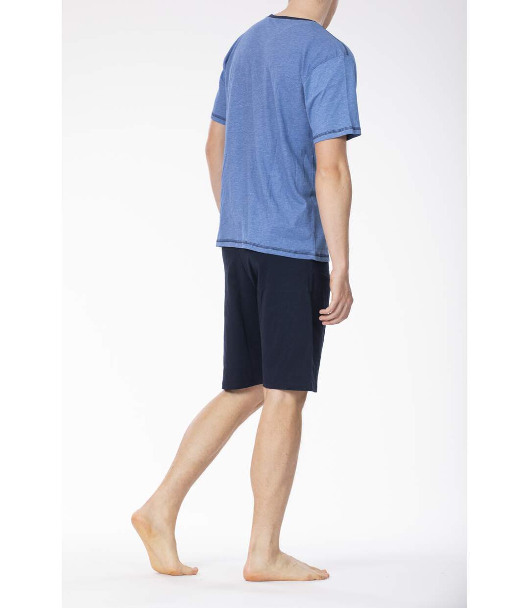 Pyjashort coton PYJA8 BLEU