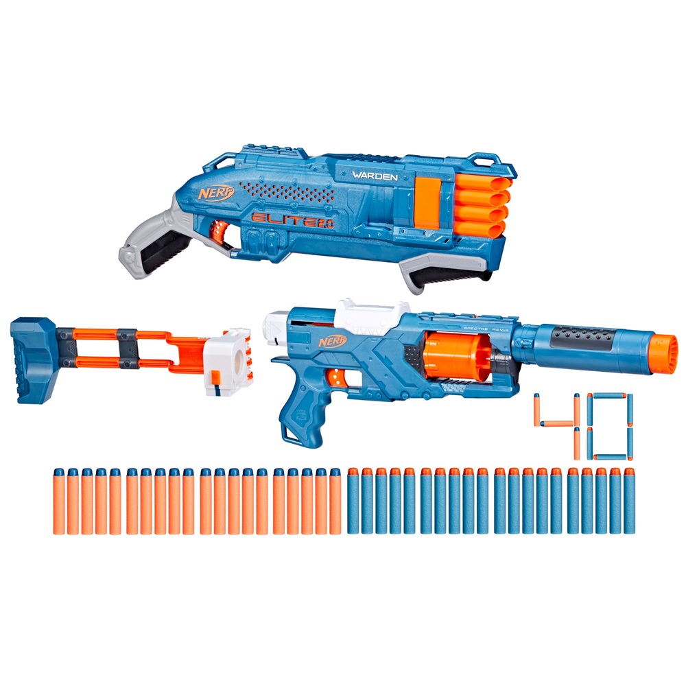 NERF Elite 2.0 Doppelverteidigung 2-Blaster-Pack