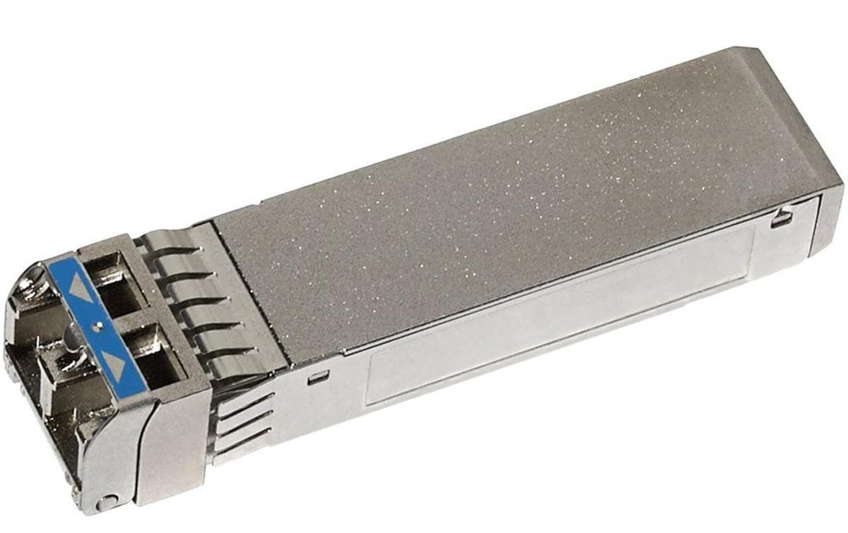 SFP+ Modul AXM764<br>Modul mit 10 Gigabit Ethernet “Long Range LR Lite” Glasfaser-Konnektivität