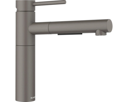 Blanco keukenkraan met handdouche ALTA-S II, vulkanisch grijs mat 527548