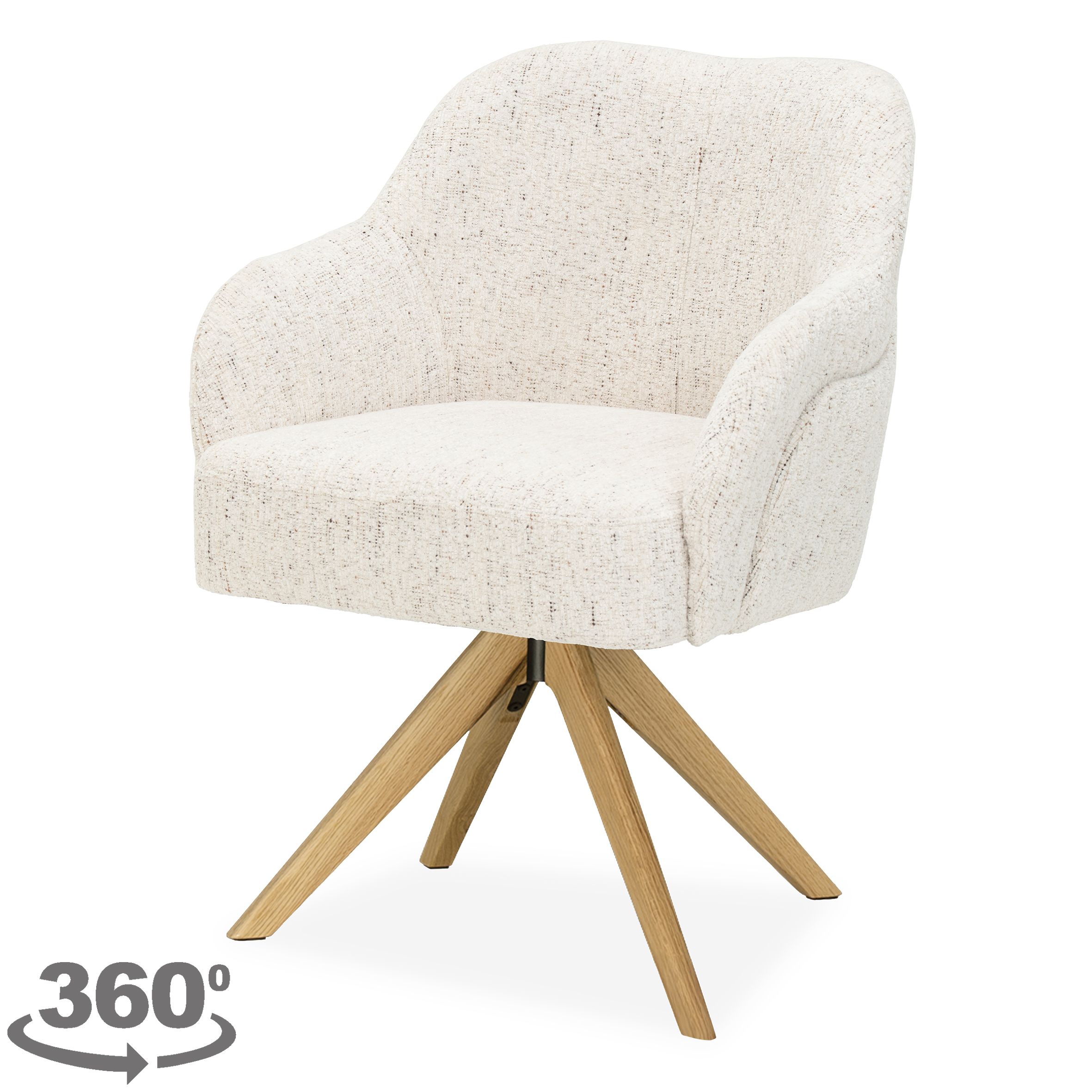 Eetkamerstoel Fara B62 x D64 x H80 cm
