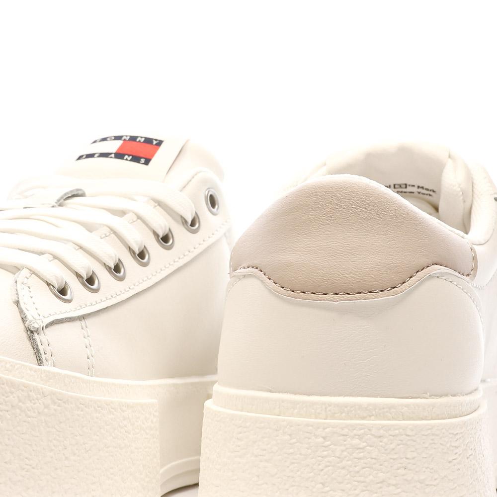 Tommy Hilfiger Baskets Écru Femme Tommy Hilfiger Foxing