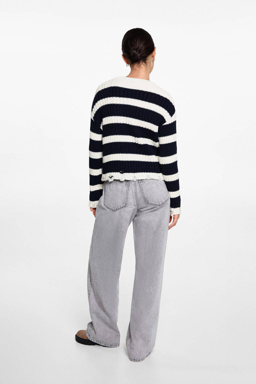 MANGO TEEN gebreide trui marine