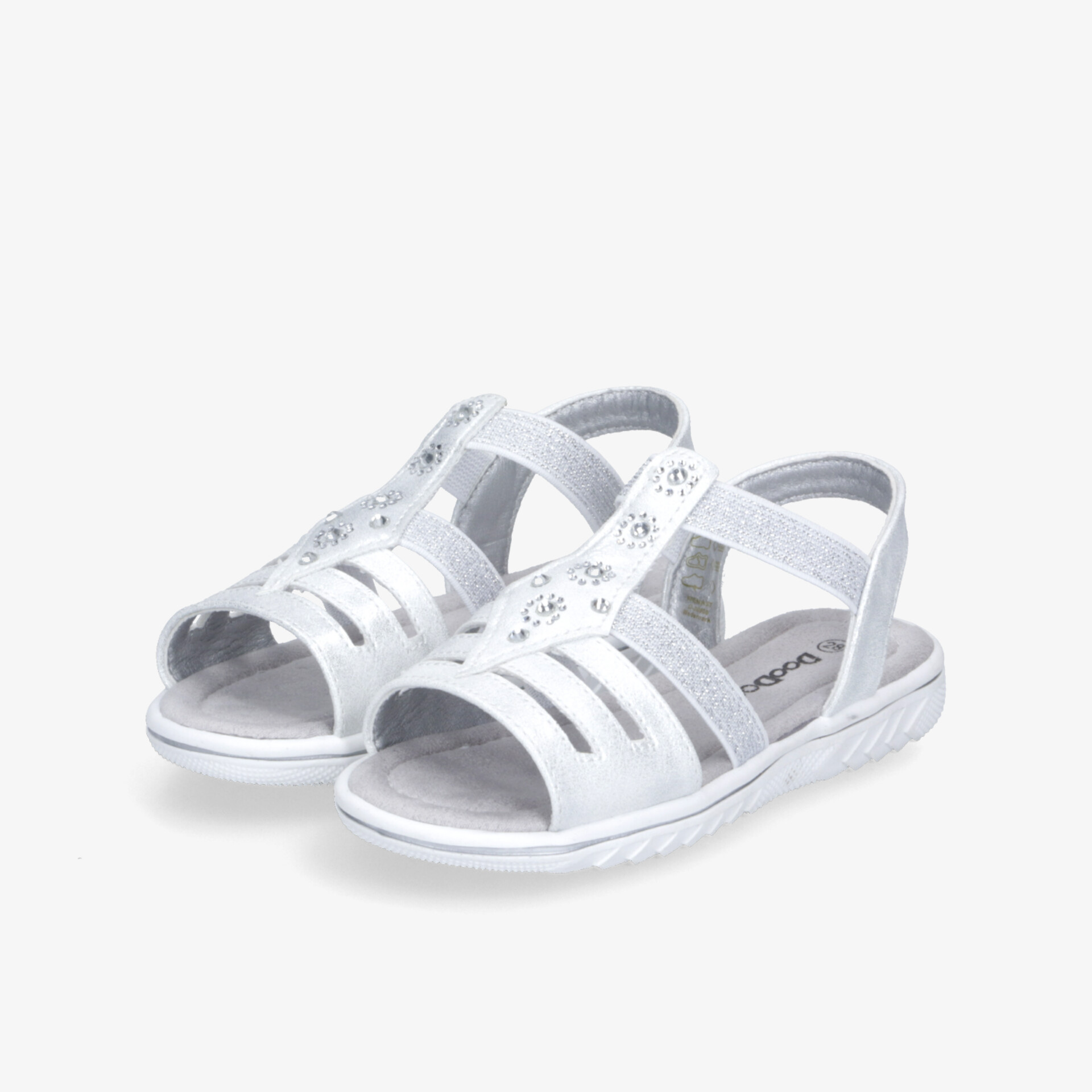 DooDogs Kinder Sandalen silber