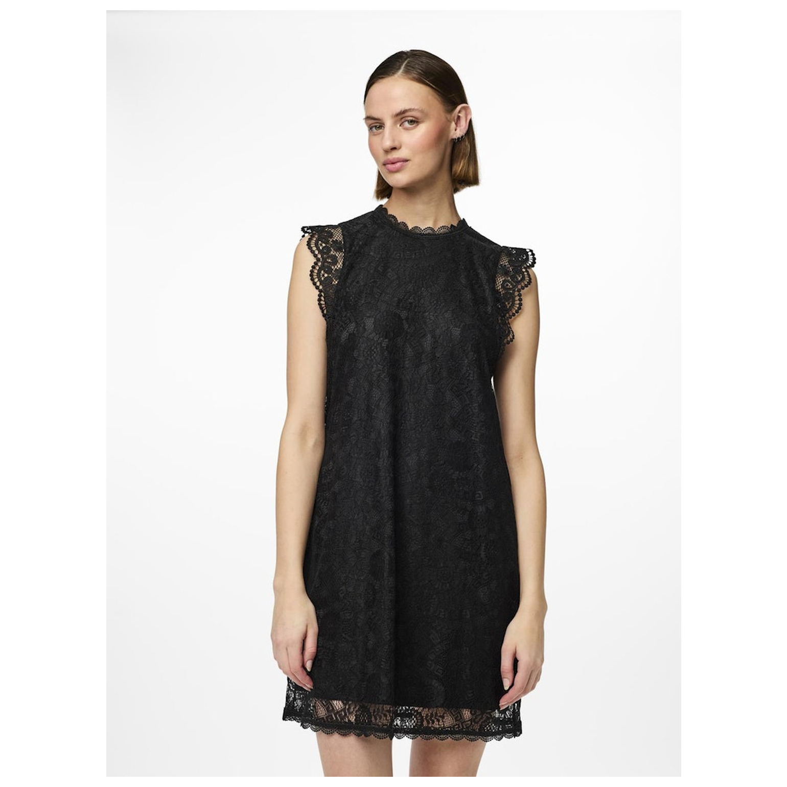 Pieces PCOLLINE SL LACE DRESS NOOS