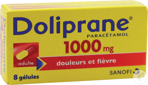 Doliprane 1000mg Paracétamol Douleurs Et Fièvre 8 Gélules