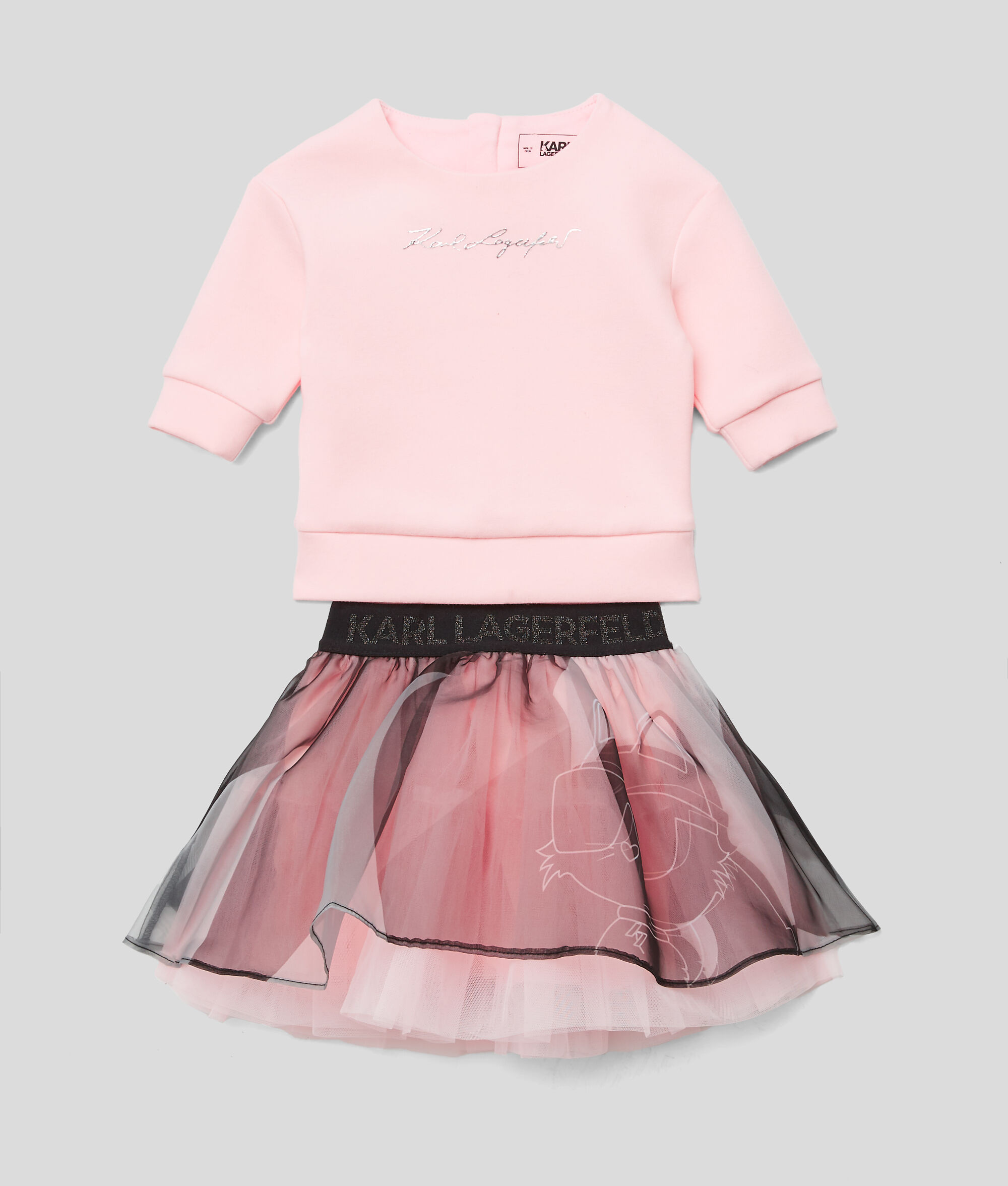ENSEMBLE HAUT ET JUPE CHOUPETTE POUR ENFANT