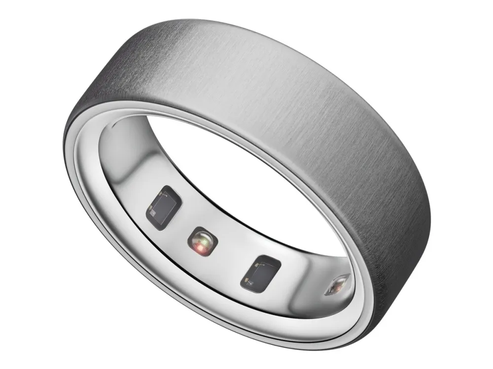 Oura Ring 4 - 6 - smart ring - Bluetooth LE - 3.6 g - børstet sølv