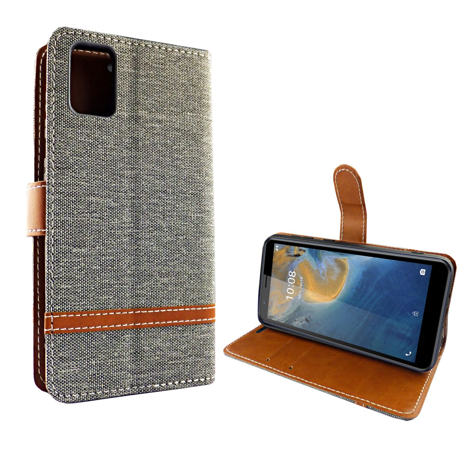 Handyhülle für ZTE Blade A31 Case Cover Schutztasche Schutzhülle Bookstyle Neu
