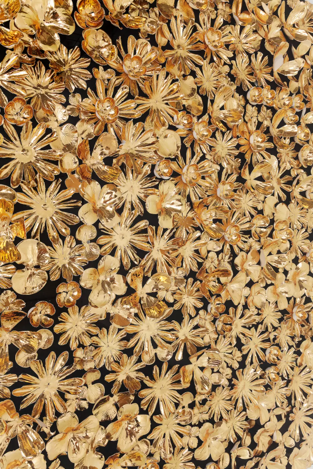 Wandbild 120 x 120 cm Gold Flower 39249