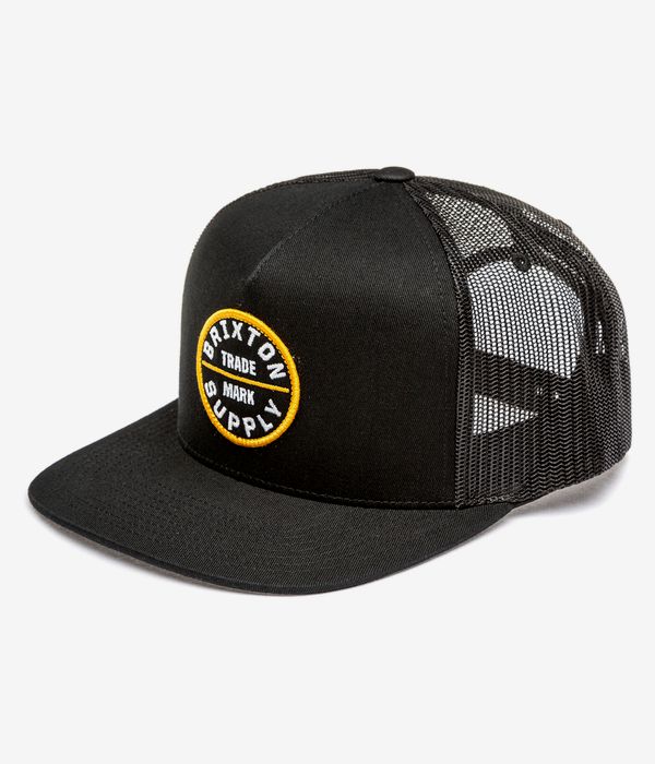 Brixton Oath Trucker Cap (black black)