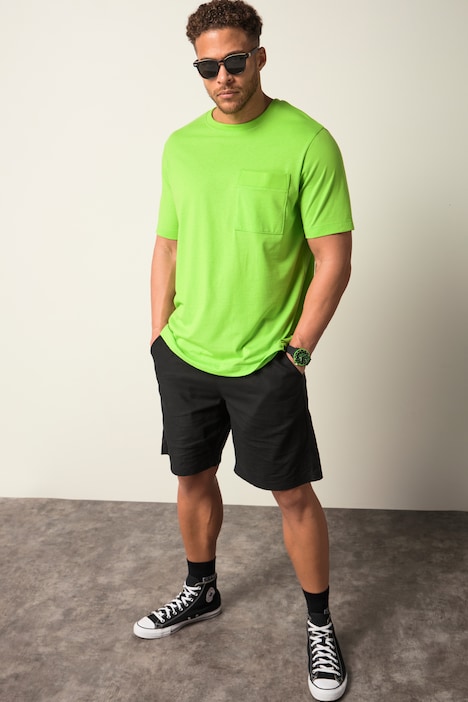 STHUGE T-Shirt, Halbarm, Brusttasche, Rundhals, bis 8 XL