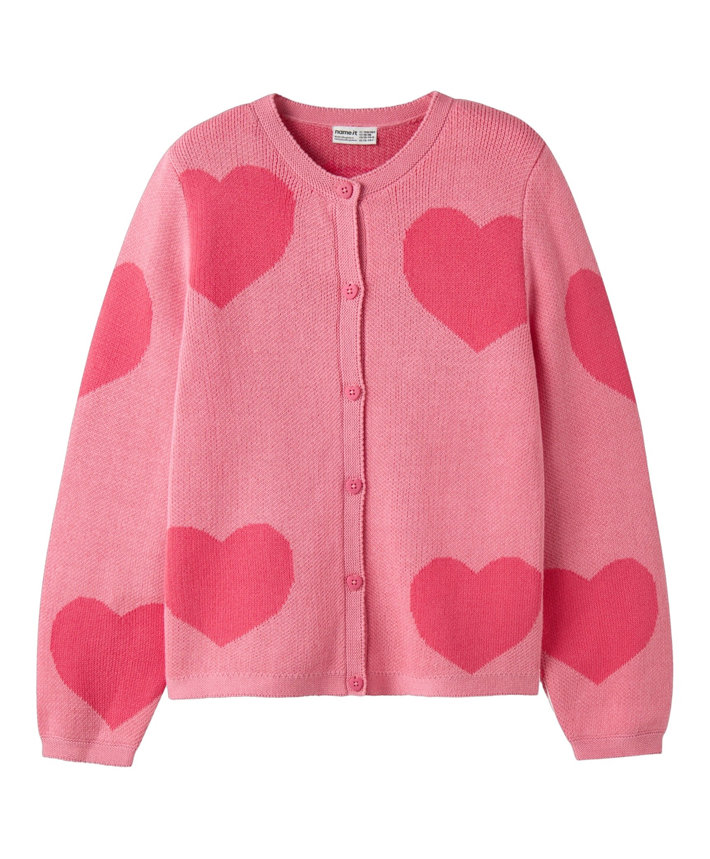 Name it Meisjes vest roze