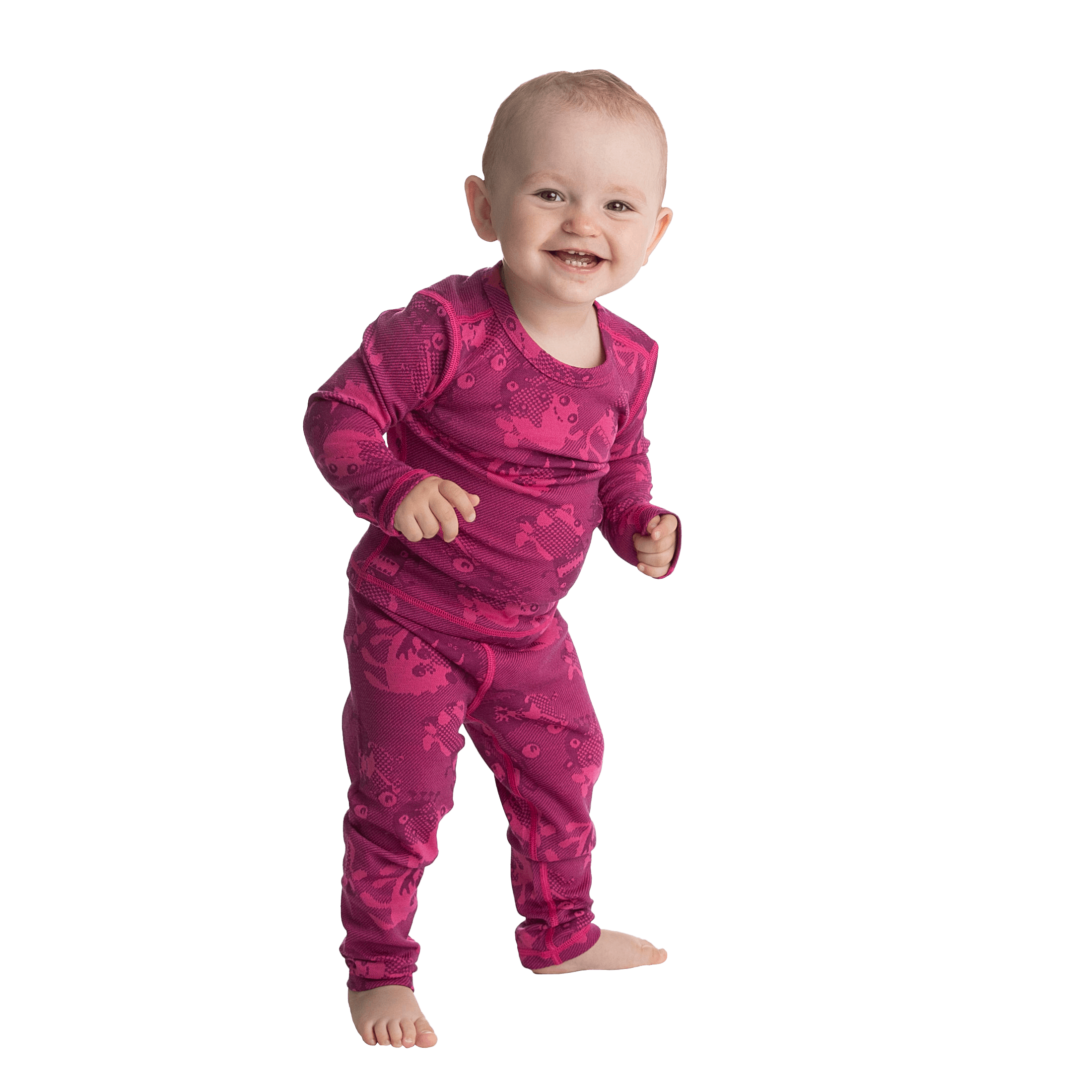 Vossatassar Monstercamo Merino Crew - Ull og ullsett