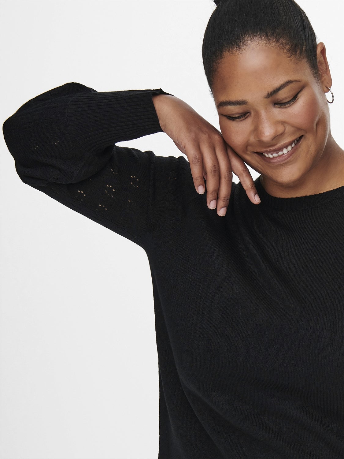 CARMIRLA Strickpullover Black