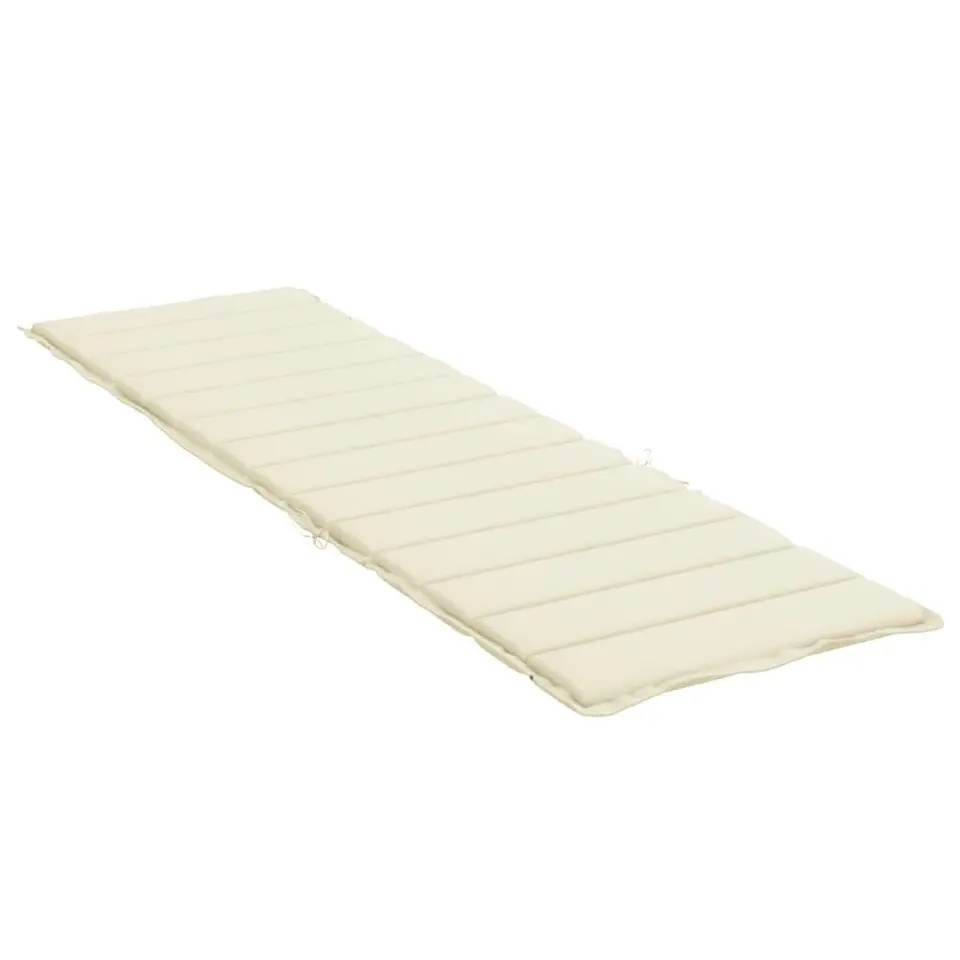 vidaXL - Ligbedkussen - Crème - Stof