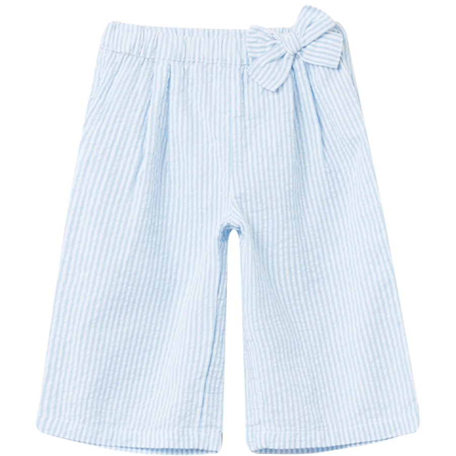 OVS Culotte-Hose mit Schleife Azurblau
