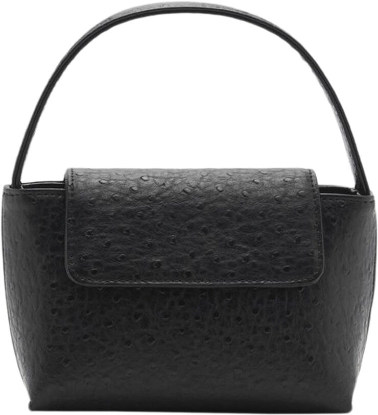 MANGO Flap chain bag Black
