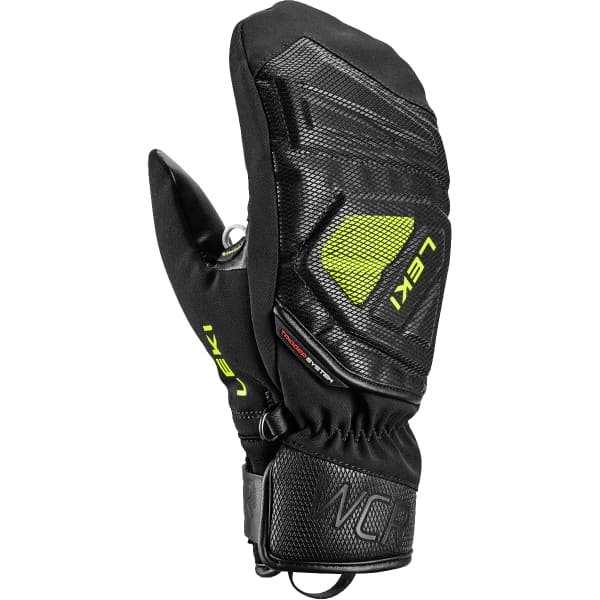 Moufle ski LEKI WCR C-TECH 3D JR MITT BLACK/YELLOW